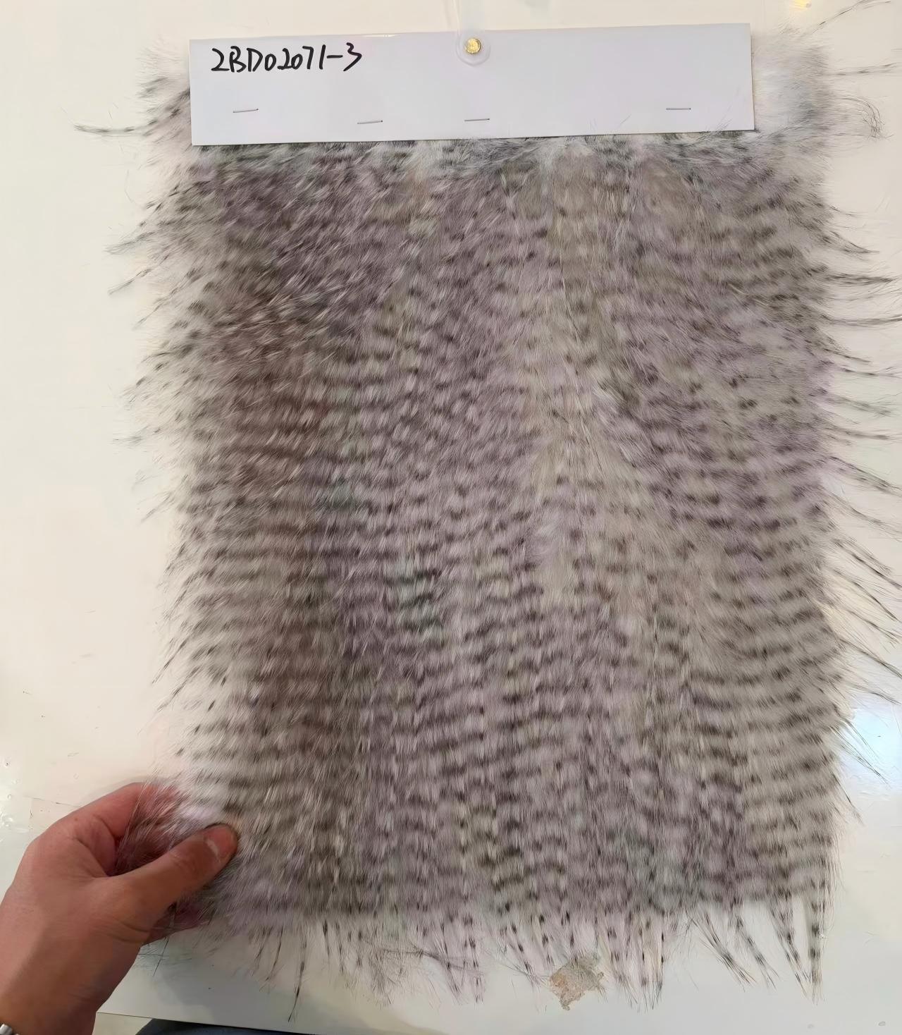 Лисья шерсть с принтом